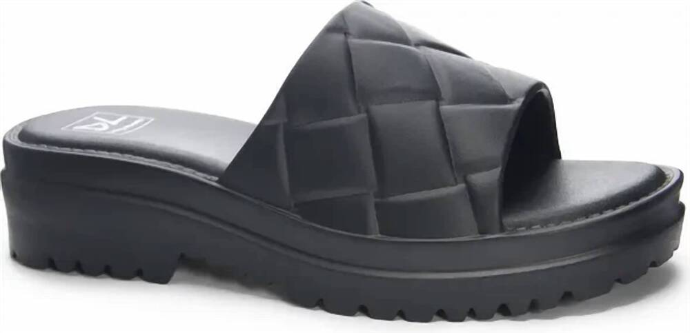 NEW DIRTY LAUNDRY women's lightning eva sandal in black